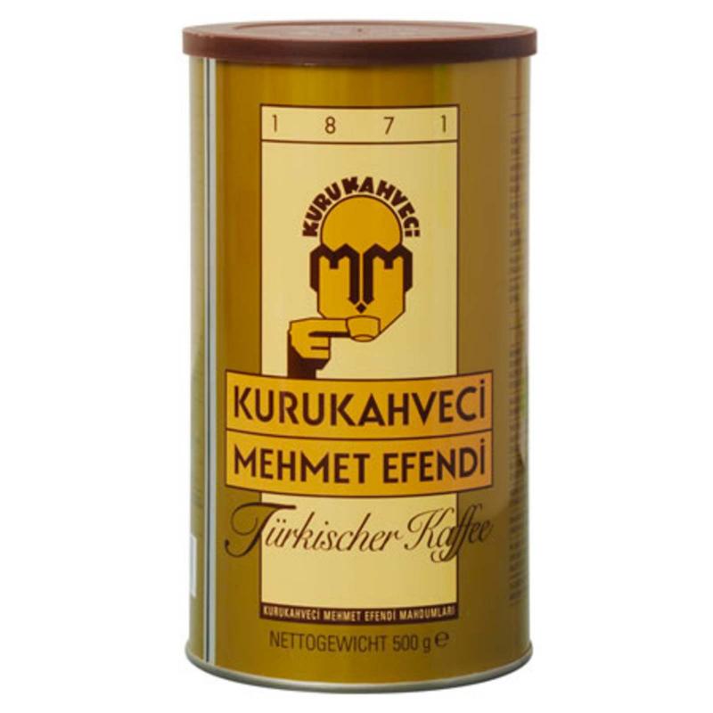 Kurukahveci Mehmet Efendi Türk Kahvesi Teneke Kutu 500 gr